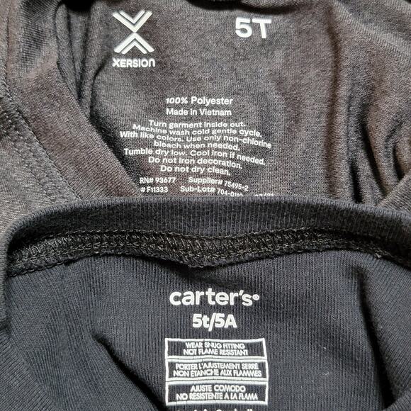 2 Toddler LS Tees: Glow-In-The-Dark Alien & Snowboarder (Quick-Dri) Tees - 5T - Picture 8 of 8